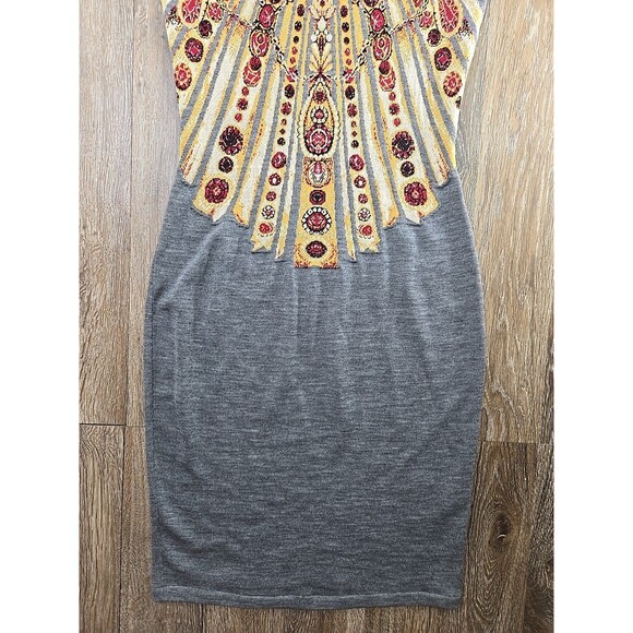 Alexander McQueen Women's S Vintage Jewel Intarsia Knit Fitted Dress - Picture 2 of 10